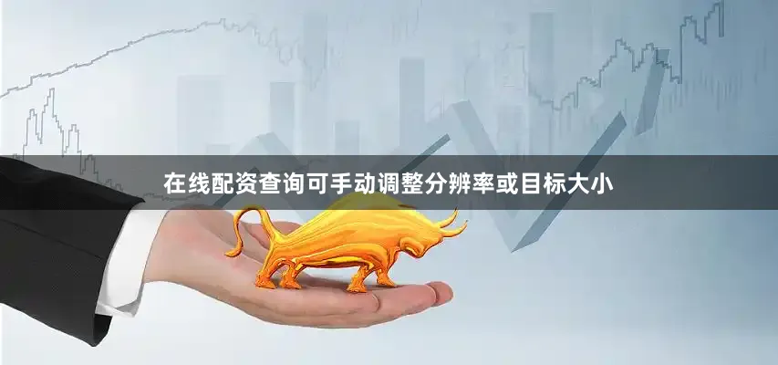在线配资查询可手动调整分辨率或目标大小